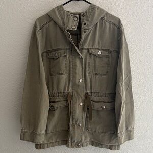 BP Olive Utility Jacket with Hood